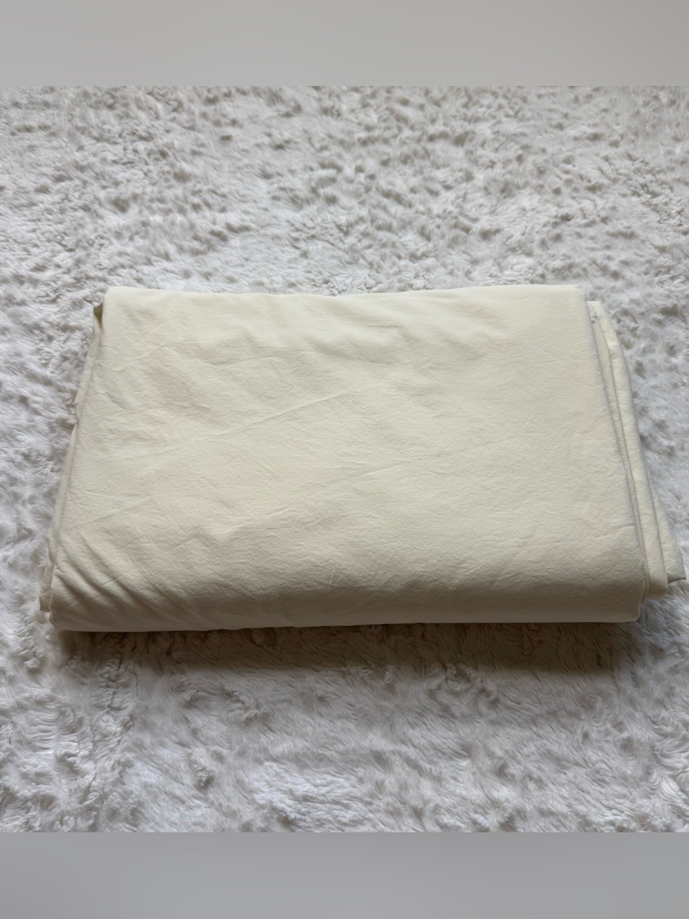 Casper 100% Organic Cotton Percale Flat Sheet King / Cal King in Butter Yellow